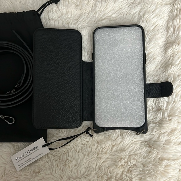 Hailey Folio Pebble Leather Crossbody Bandolier - Picture 2 of 12